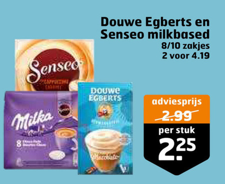 Douwe Egberts   oploskoffie, koffiepad folder aanbieding bij  Trekpleister - details