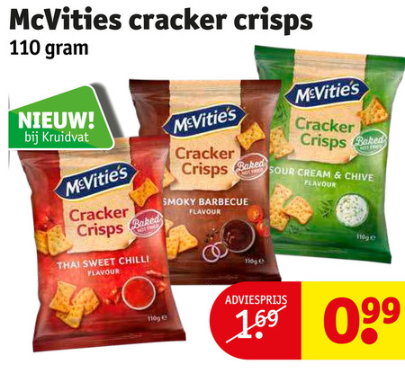 McVities   crackers folder aanbieding bij  Kruidvat - details