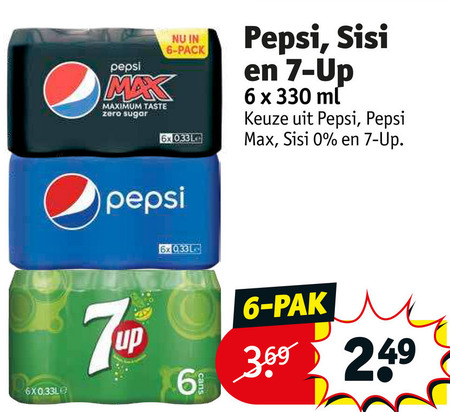 Sisi   frisdrank, cola folder aanbieding bij  Kruidvat - details