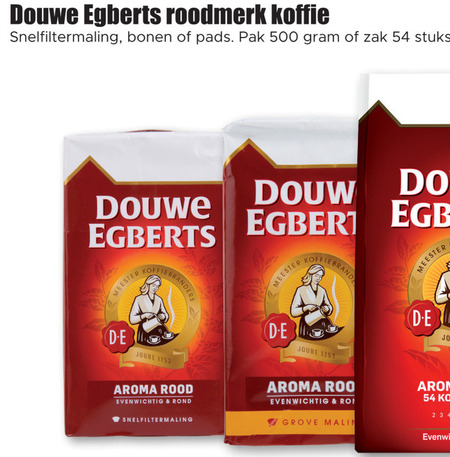 Douwe Egberts   koffie, koffiepad folder aanbieding bij  Dirk - details