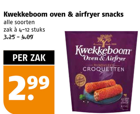 Kwekkeboom   snack, kroket folder aanbieding bij  Poiesz - details