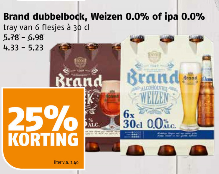 Brand   bokbier, speciaalbier folder aanbieding bij  Poiesz - details