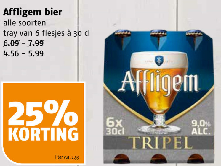 Affligem   speciaalbier folder aanbieding bij  Poiesz - details