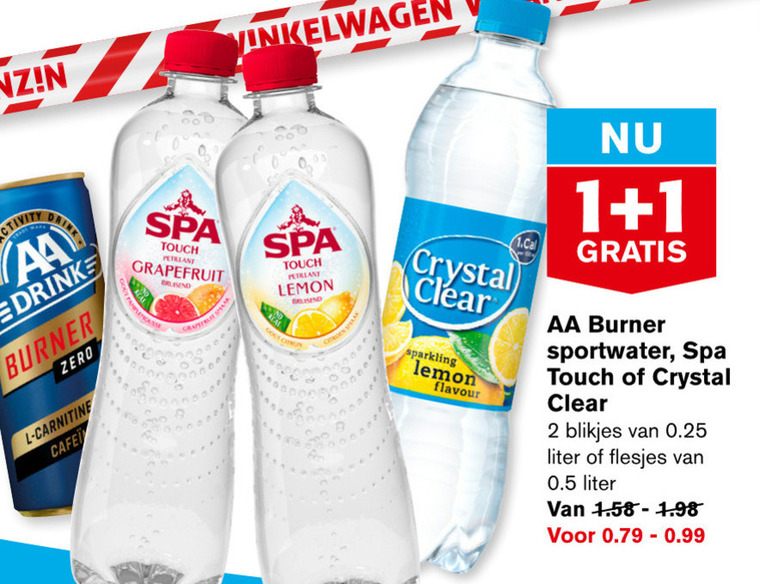 Spa en Fruit   fruitdrank folder aanbieding bij  Hoogvliet - details