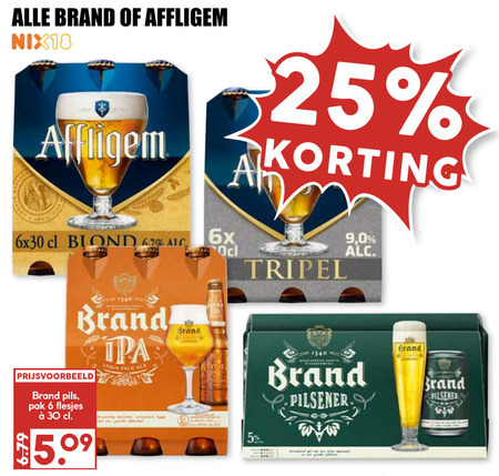 Brand   krat bier, speciaalbier folder aanbieding bij  MCD Supermarkt Basis - details