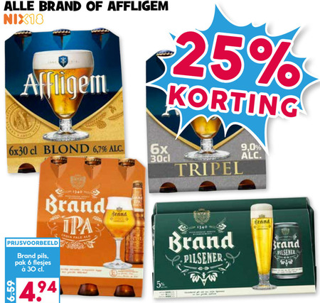 Affligem   krat bier, speciaalbier folder aanbieding bij  Boons Markt - details