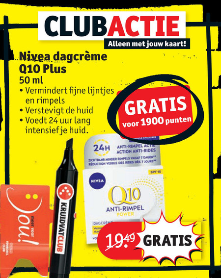 Nivea   dagcreme folder aanbieding bij  Kruidvat - details