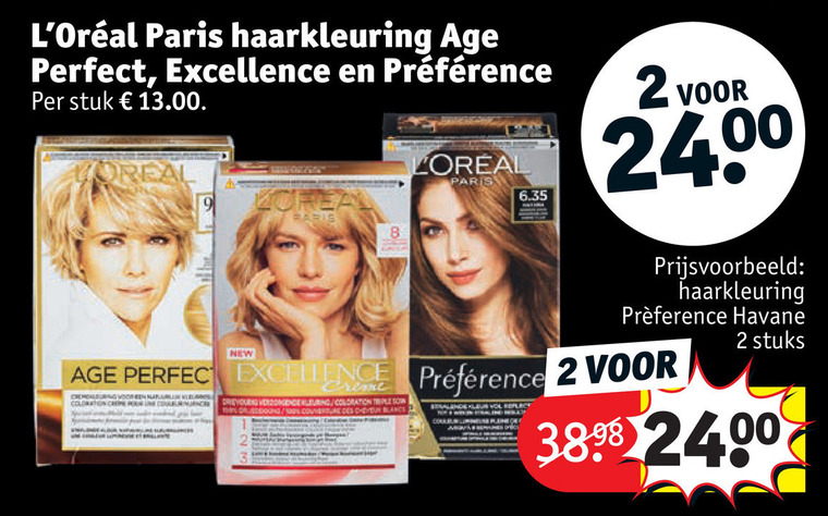 L Oreal   haarkleuring folder aanbieding bij  Kruidvat - details