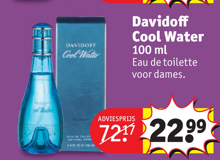 Davidoff eau de toilette folder aanbieding bij Kruidvat details