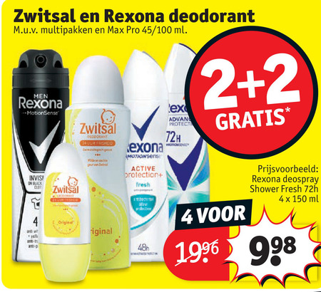 Zwitsal   deodorant folder aanbieding bij  Kruidvat - details