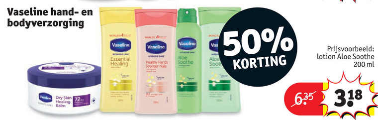 Vaseline   bodylotion, handcreme folder aanbieding bij  Kruidvat - details