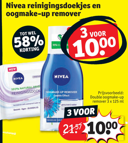 Nivea   reinigingsdoekje folder aanbieding bij  Kruidvat - details