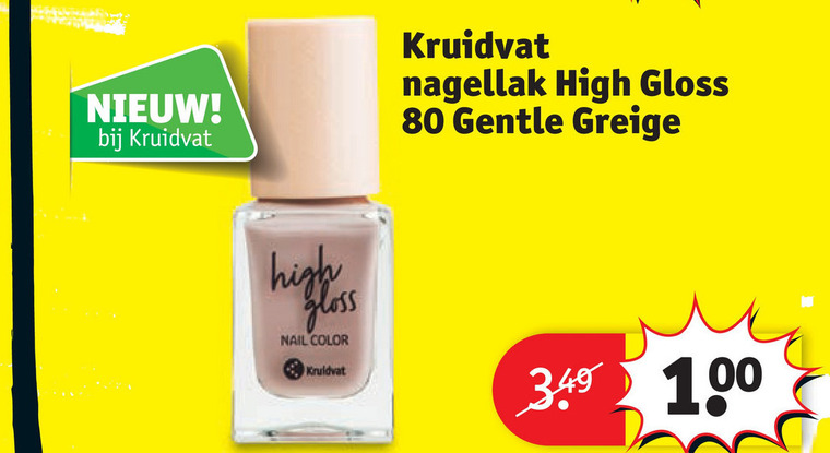 Kruidvat Huismerk   nagellak folder aanbieding bij  Kruidvat - details