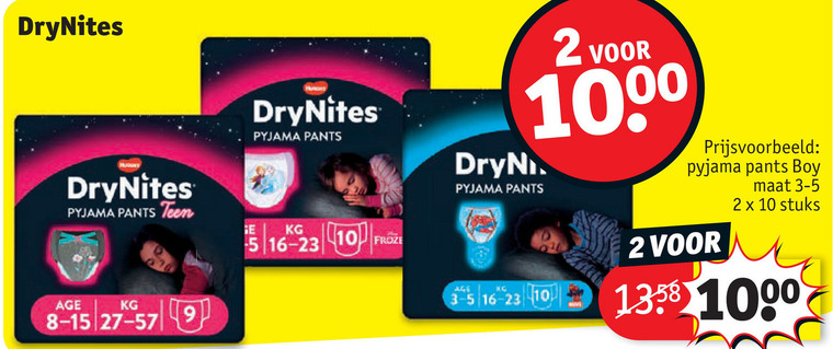 DryNites   luierbroekjes folder aanbieding bij  Kruidvat - details