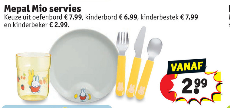 Mepal   kinderservies, kinderbestekset folder aanbieding bij  Kruidvat - details