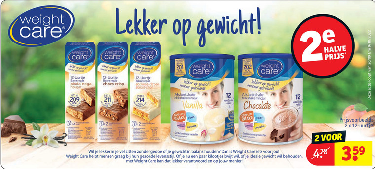 WeightCare   afslankmaaltijd folder aanbieding bij  Kruidvat - details