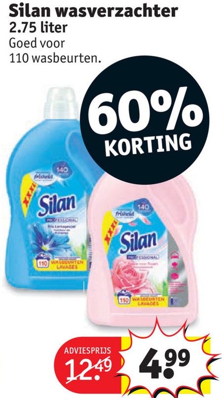 Silan   wasverzachter folder aanbieding bij  Kruidvat - details