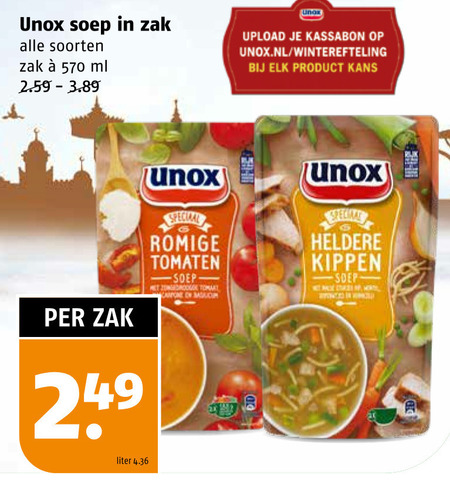 Unox   soep folder aanbieding bij  Poiesz - details