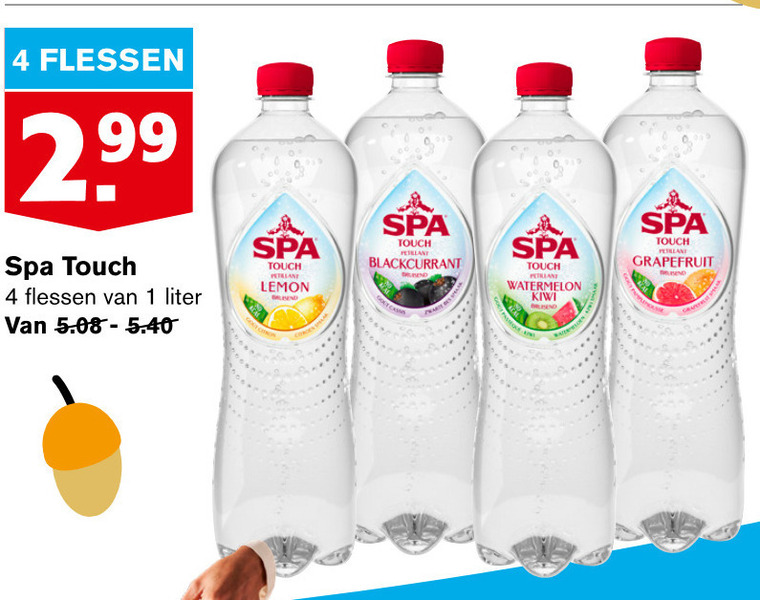 Spa en Fruit   fruitdrank folder aanbieding bij  Hoogvliet - details