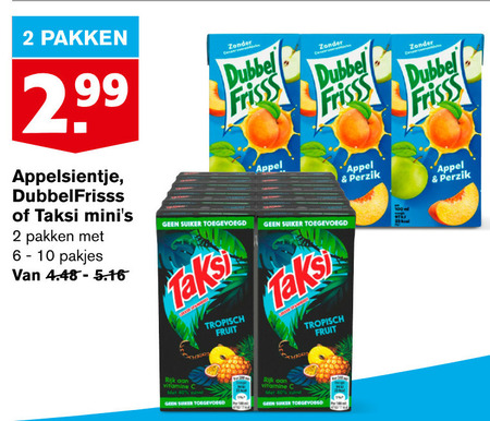 Appelsientje   fruitdrank folder aanbieding bij  Hoogvliet - details