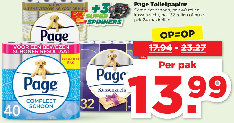 Page   toiletpapier folder aanbieding bij  Plus - details