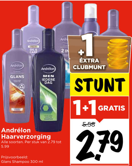 Andrelon   haarverzorging, conditioner folder aanbieding bij  Vomar - details