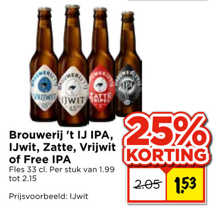 Brouwerij t IJ   speciaalbier folder aanbieding bij  Vomar - details