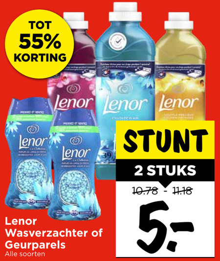 Lenor   wasverzachter folder aanbieding bij  Vomar - details