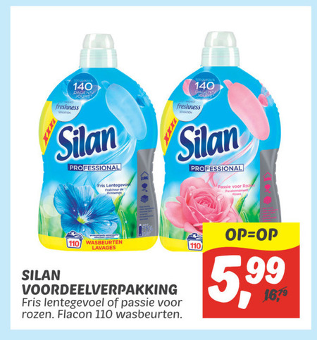 Silan   wasverzachter folder aanbieding bij  Dekamarkt - details