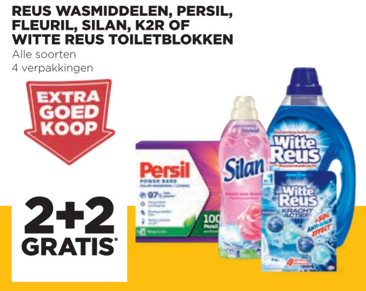 Witte Reus   wasverzachter, wasmiddel folder aanbieding bij  Jumbo - details