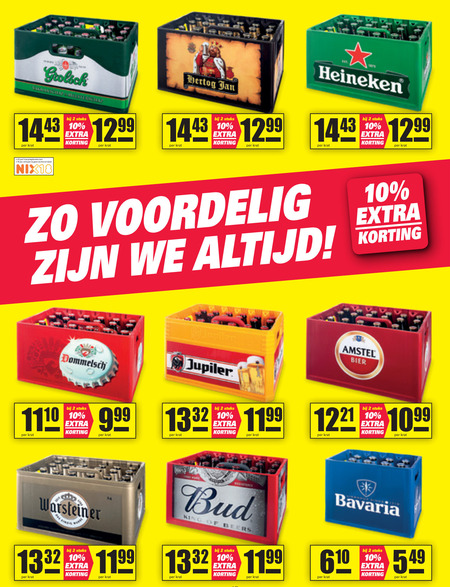 Hertog Jan   krat bier folder aanbieding bij  Nettorama - details