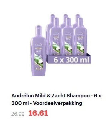 Andrelon   shampoo folder aanbieding bij  Bol.com - details