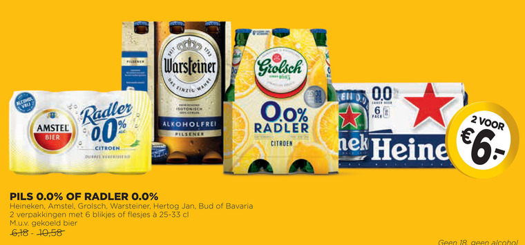 Amstel   blikje bier, alcoholvrij bier folder aanbieding bij  Jumbo - details