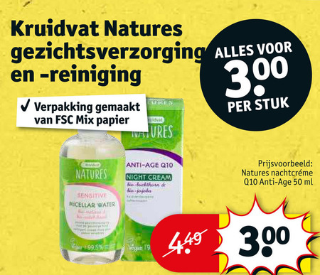 Kruidvat Huismerk   gezichtsverzorging folder aanbieding bij  Kruidvat - details