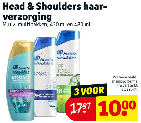 Head and Shoulders   shampoo, haarverzorging folder aanbieding bij  Kruidvat - details