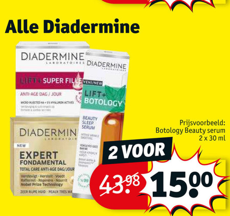 Diadermine   dagcreme, nachtcreme folder aanbieding bij  Kruidvat - details