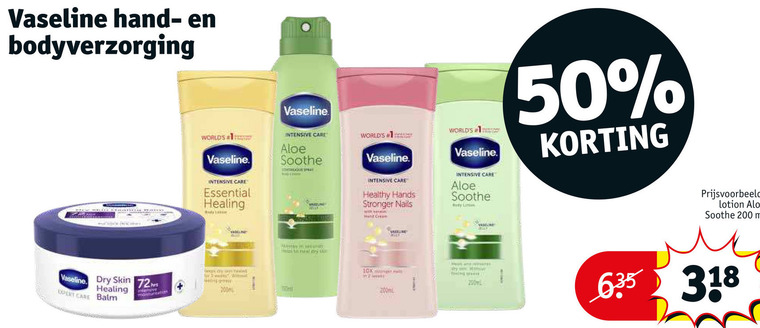 Vaseline   bodylotion, handcreme folder aanbieding bij  Kruidvat - details