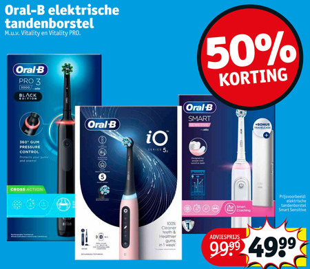 Braun Oral-B   electrische tandenborstel folder aanbieding bij  Kruidvat - details