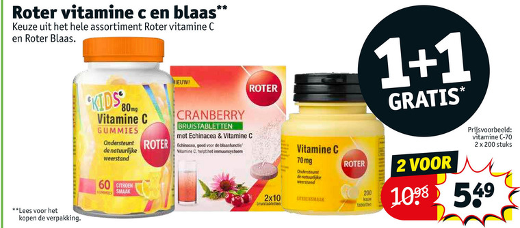 Roter   vitamine folder aanbieding bij  Kruidvat - details