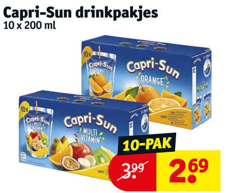 Capri-Sun   fruitdrank folder aanbieding bij  Kruidvat - details