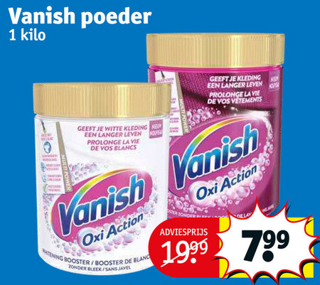 Vanish   vlekkenverwijderaar folder aanbieding bij  Kruidvat - details