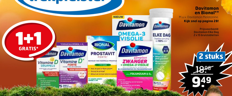Bional   voedingssupplement folder aanbieding bij  Trekpleister - details