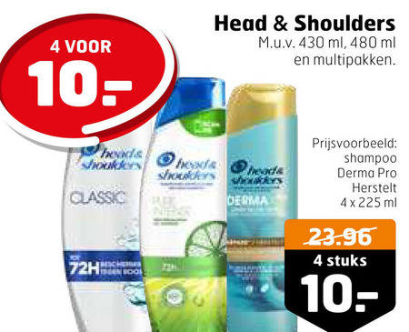 Head and Shoulders   shampoo folder aanbieding bij  Trekpleister - details