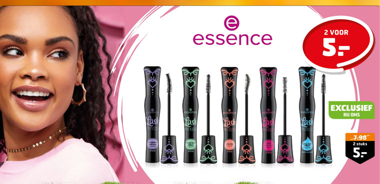 Essence   mascara folder aanbieding bij  Trekpleister - details