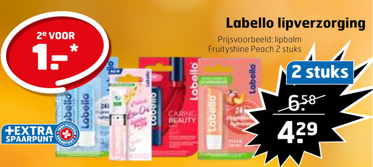 Labello   lippenbalsem folder aanbieding bij  Trekpleister - details