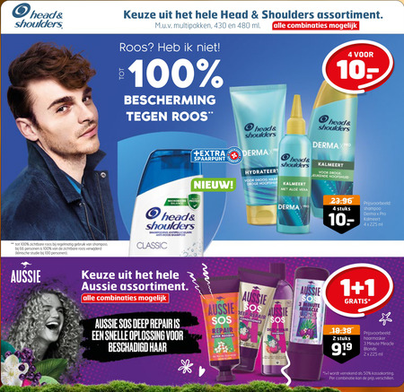 Aussie   shampoo folder aanbieding bij  Trekpleister - details