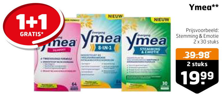 Ymea   voedingssupplement folder aanbieding bij  Trekpleister - details