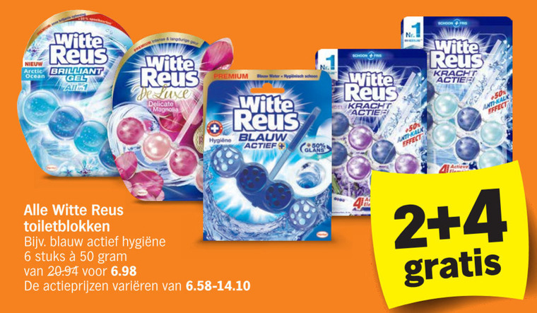 Witte Reus   toiletblok folder aanbieding bij  Albert Heijn - details