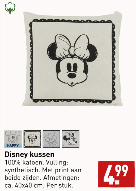 Disney   sierkussen folder aanbieding bij  Aldi - details