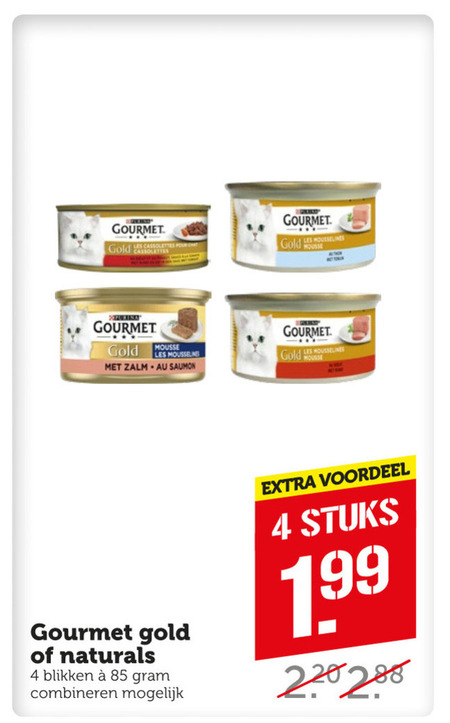 Gourmet   kattenvoer folder aanbieding bij  Coop - details